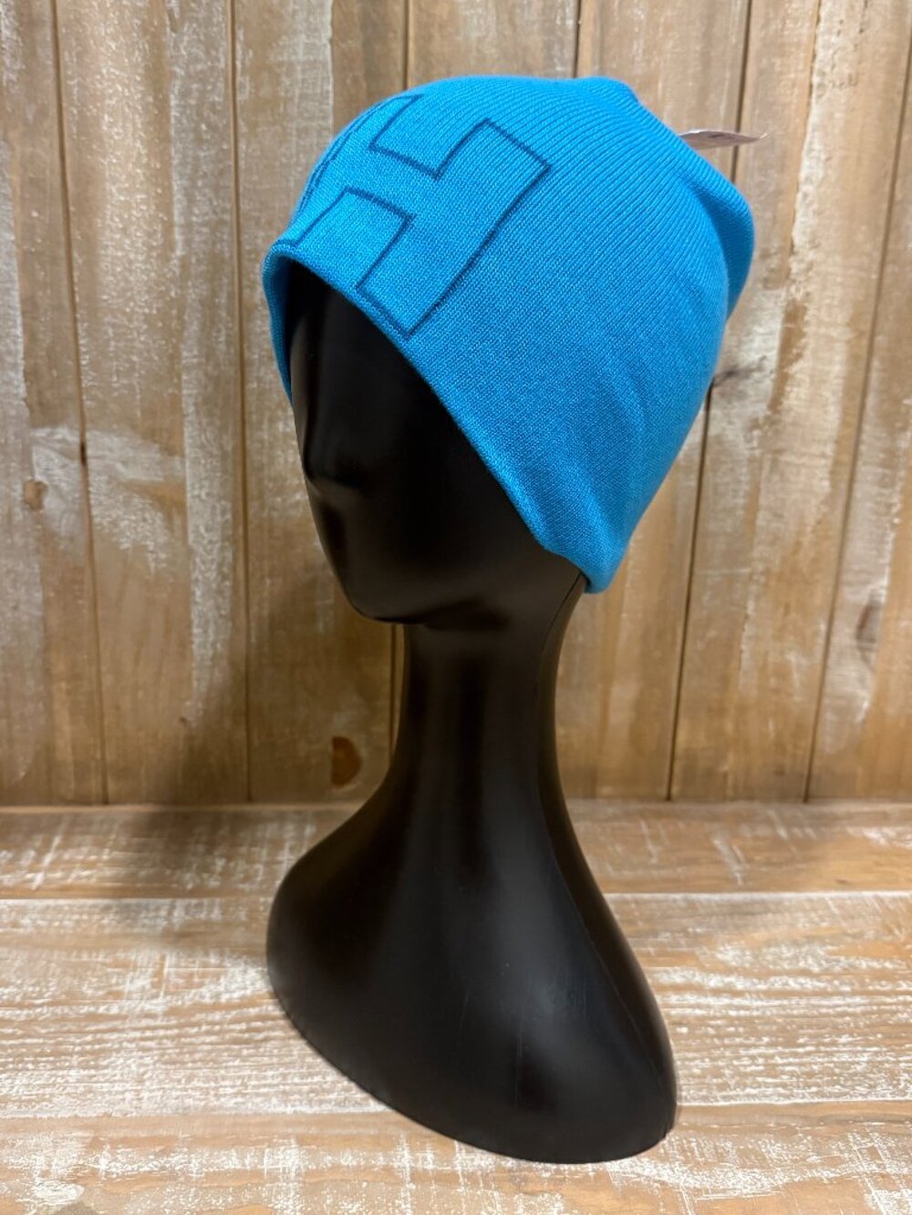 Helly Hansen Unisex Outline Beanie Blue HH Logo Skull Cap Ski Winter New